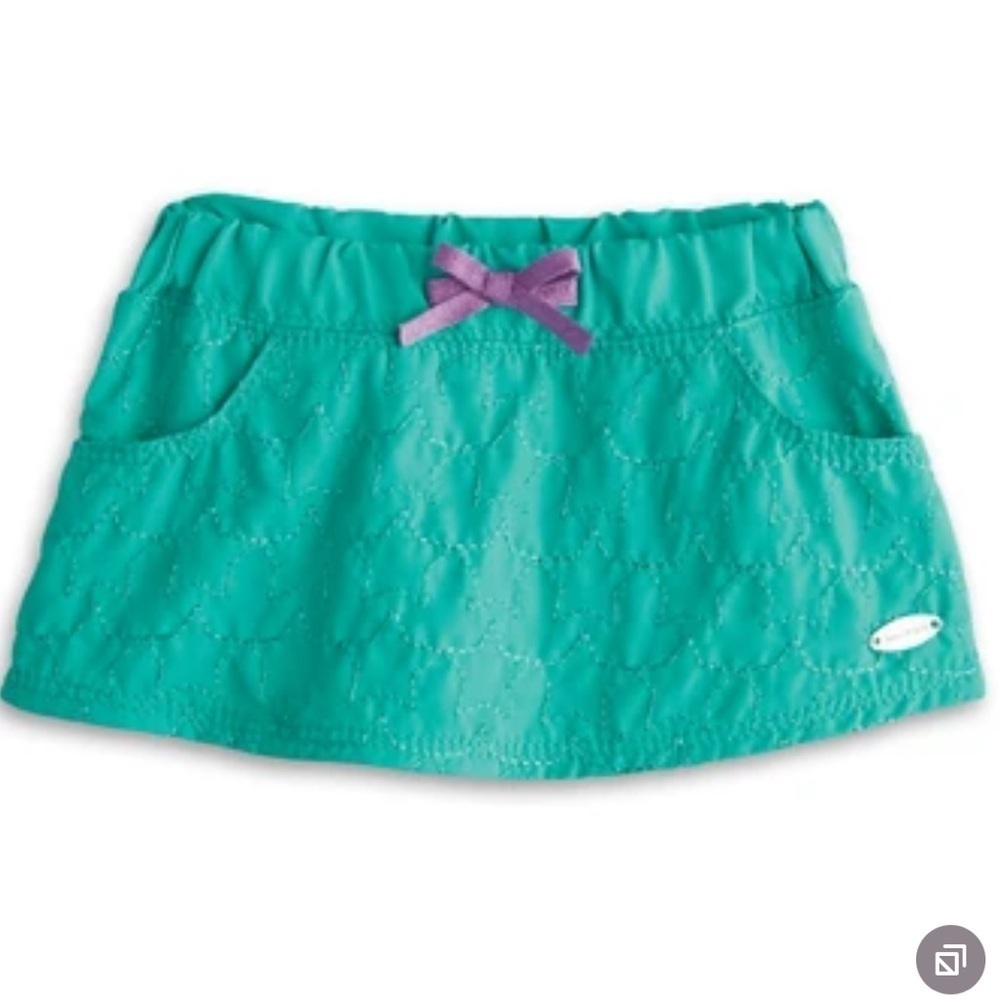 American girl truly me all star quilt skirt for dolls NWT with hanger